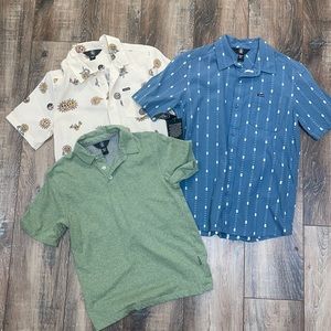Boys Volcom collared shirts!